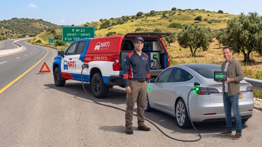 טעינת חירום מהירה לרכב חשמלי DC Nati